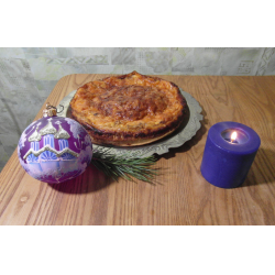 Рецепт: Французский луковый пирог "Вифлеемская звезда"