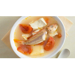 Рецепт: Китайский рыбный суп с тофу
