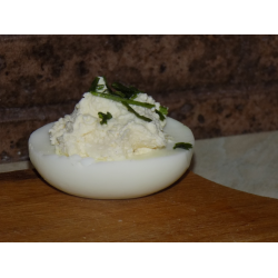 Рецепт: Яйца фаршированные творогом