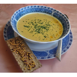 Рецепт: Сырный суп с индюшатиной и сельдереем