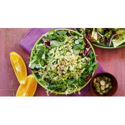 Рецепт: Зеленый салат по-домашнему