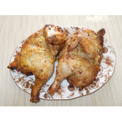 Рецепт: Курица запеченная в русской печке