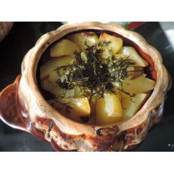 Рецепт: Томленая свинина с картофелем