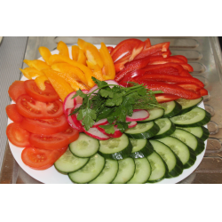 Красивая нарезка овощей и фруктов (55 фото)