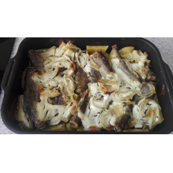 Рецепт: Речная рыбка с картофелем