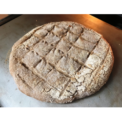 Рецепт: Серый хлеб на закваске