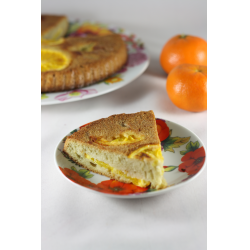 Рецепт: Бисквитный пирог с апельсином