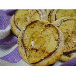 Рецепт: Печенье "Яблочное сердце"