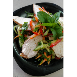 Рецепт: Корейский салат с куриной грудкой