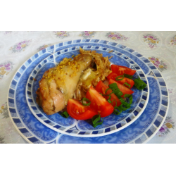 Рецепт: Куриные ножки в вермишели по армянски
