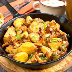 Рецепт: Картошка с лисичками