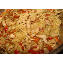 Рецепт: Курица с лапшой по-тайски