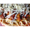 Фото Спагетти с цуккини, сыром и острым соусом