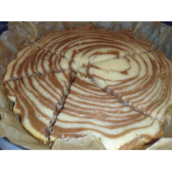Торт «Зебра» — полосатая вкуснятина (рецепт на кефире)