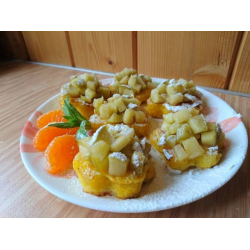 Рецепт: Сладкие мини-тосты с яблоками и корицей