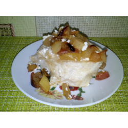 Рецепт: Творожно- яблочный пирог из лаваша