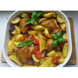 Рецепт: Курица карри с овощами