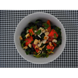 Рецепт: Салат из маслин и томатов