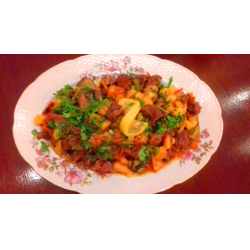 Рецепт: Кебаб с овощами