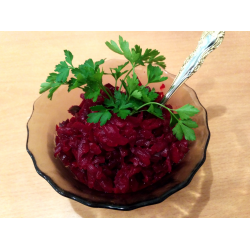 Рецепт: Салат из свеклы, болгарского перца и лука