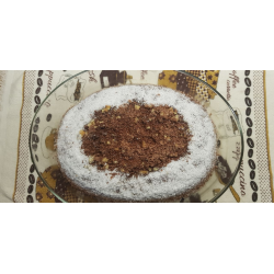 Рецепт: Бисквит с шоколадом и кокосом "Райский остров"