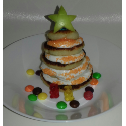 Рецепт: Десерт "Новогодние елочки"