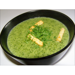Рецепт: Крем-суп со шпинатом и сливками
