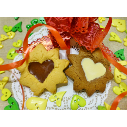 Рецепт: Печенье "Звездная парочка" ко Дню святого Валентина