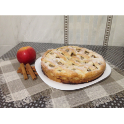 Рецепт: Пирог с яблочно-ореховой начинкой