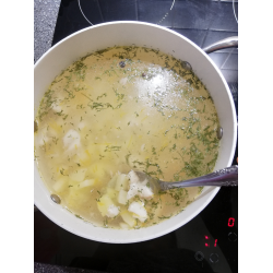 Рецепт: Легкий суп из морского окуня