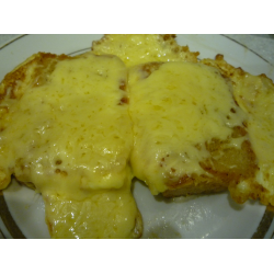 Рецепт: Гренки с сыром и яйцом