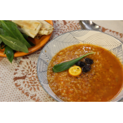 Рецепт: Турецкий суп с бульгуром и чечевицей