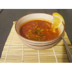 Рецепт: Томатный суп с морепродуктами