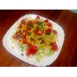 Рецепт: Салат из капусты легкий