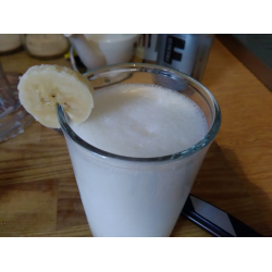 Рецепт: Банановый молочный коктейль