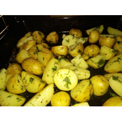 Рецепт: Молодой картофель в духовке