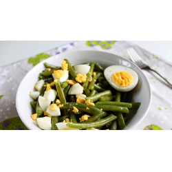 Рецепт: Салат из зеленой фасоли