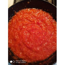 Рецепт: Заправка для борща из замерших помидор