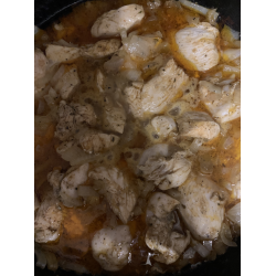 Жаркое из курицы с картошкой, луком и морковью — пошаговый рецепт с фото
