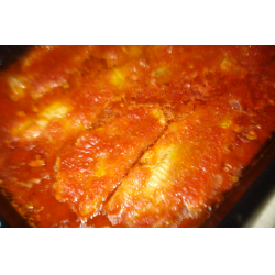 Рецепт: Рыба тушенная в томатном соусе