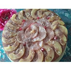 Рецепт: Фруктовый пирог из бисквитных коржей