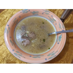 Рецепт: Суп рисовый с куриной печенью