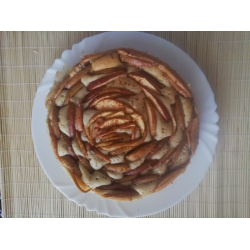 Рецепт: Яблочно-банановый пирог