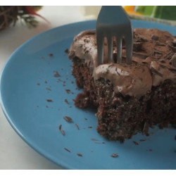 Рецепт: Шоколадный пирог с кремом