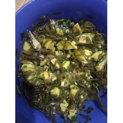 Рецепт: ПП салат с морской капустой