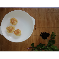 Рецепт: Печенье Розочки из творожного теста