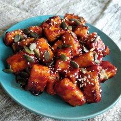 Рецепт: Dubu-ganjeong- острый тофу