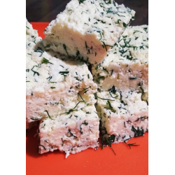 Рецепт: Домашний сыр с зеленью