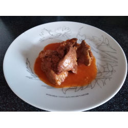Рецепт: Куриная печень в томатной заливке