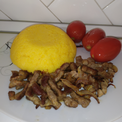 Рецепт: Мамалыга с мясом по-молдавски